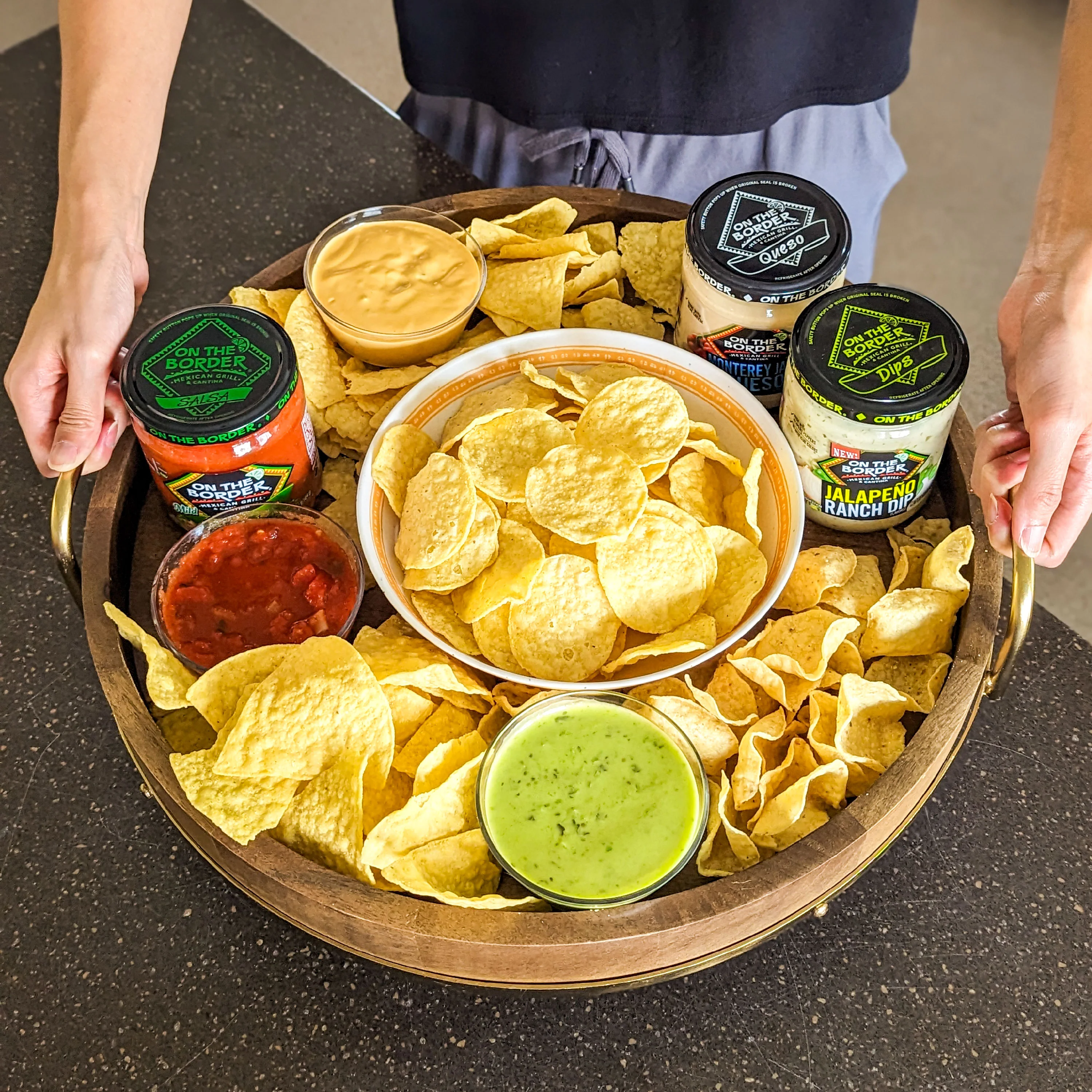 On The Border Tortilla Chips Cafe Style Salsa - Image 3