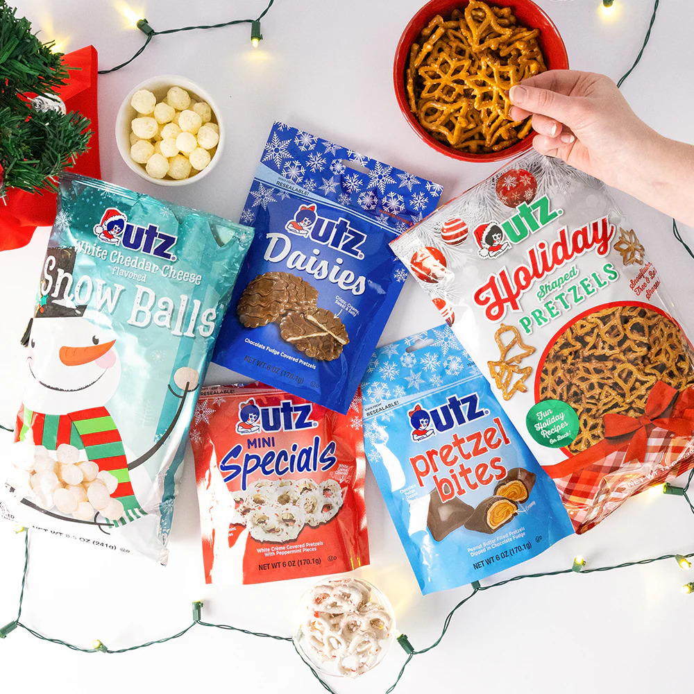 Utz Holiday Chocolate Fudge Covered Pretzel Daisies - Image 3